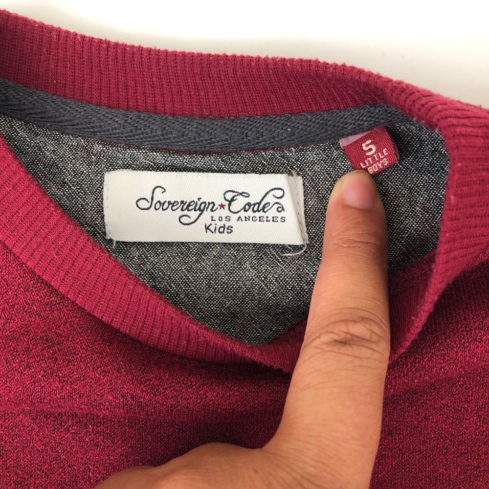 Sovereign Code Maroon Sweatshirt - Picture 3 of 5
